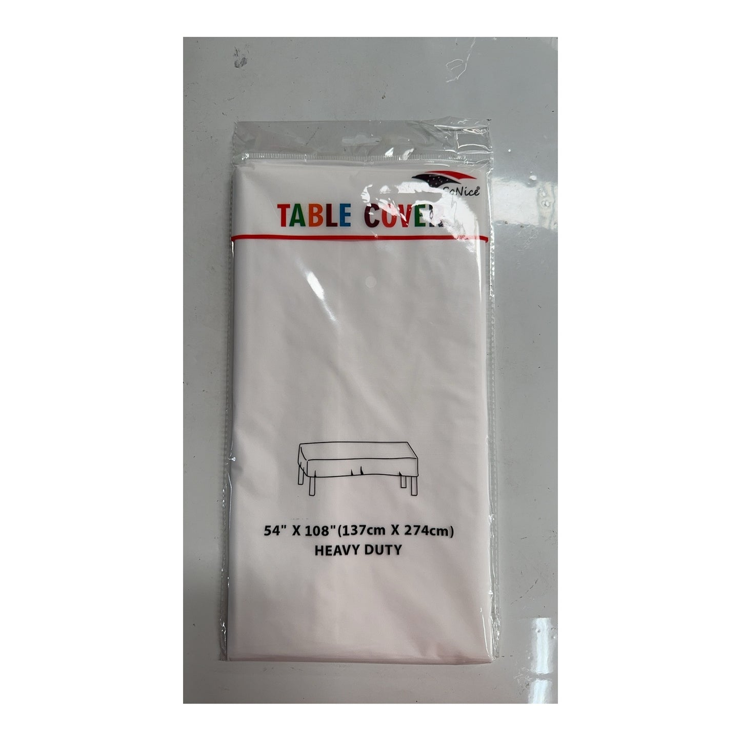 Table Cover Square White