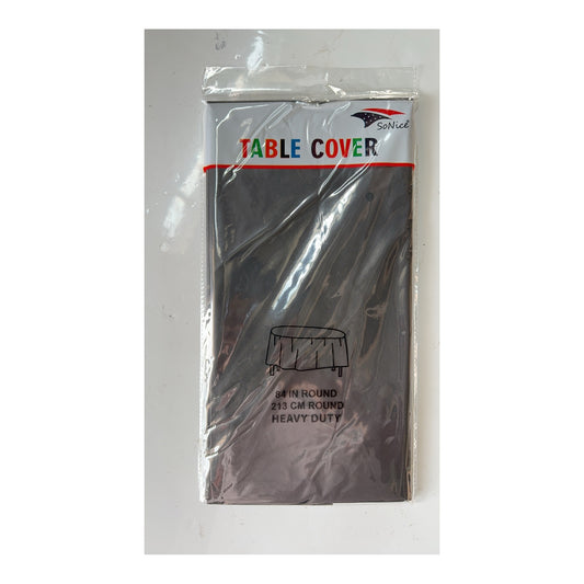 Round Tablecover Black
