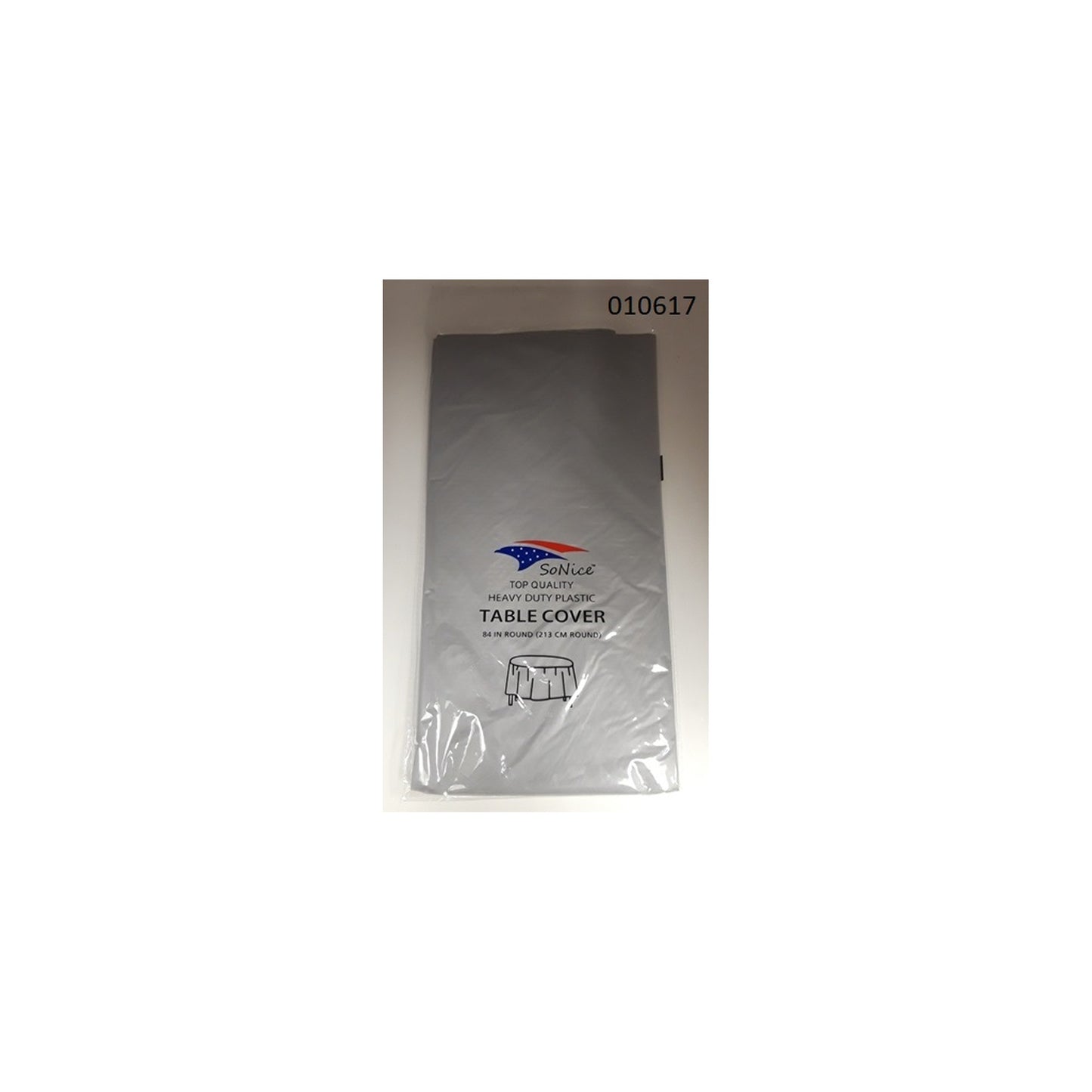 Round Tablecover Silver