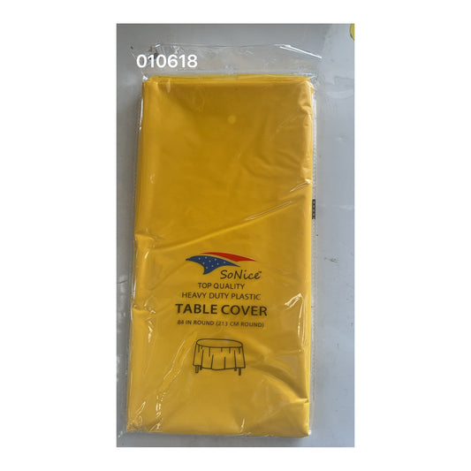 Round Tablecover Yellow