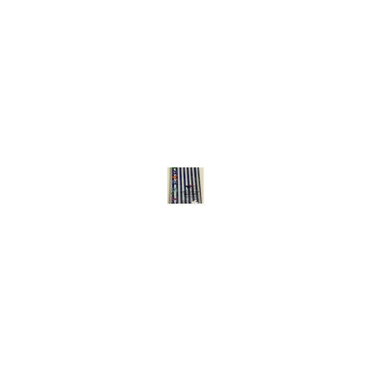 (Tw-1)Strips Table Cover Royal Blue/White