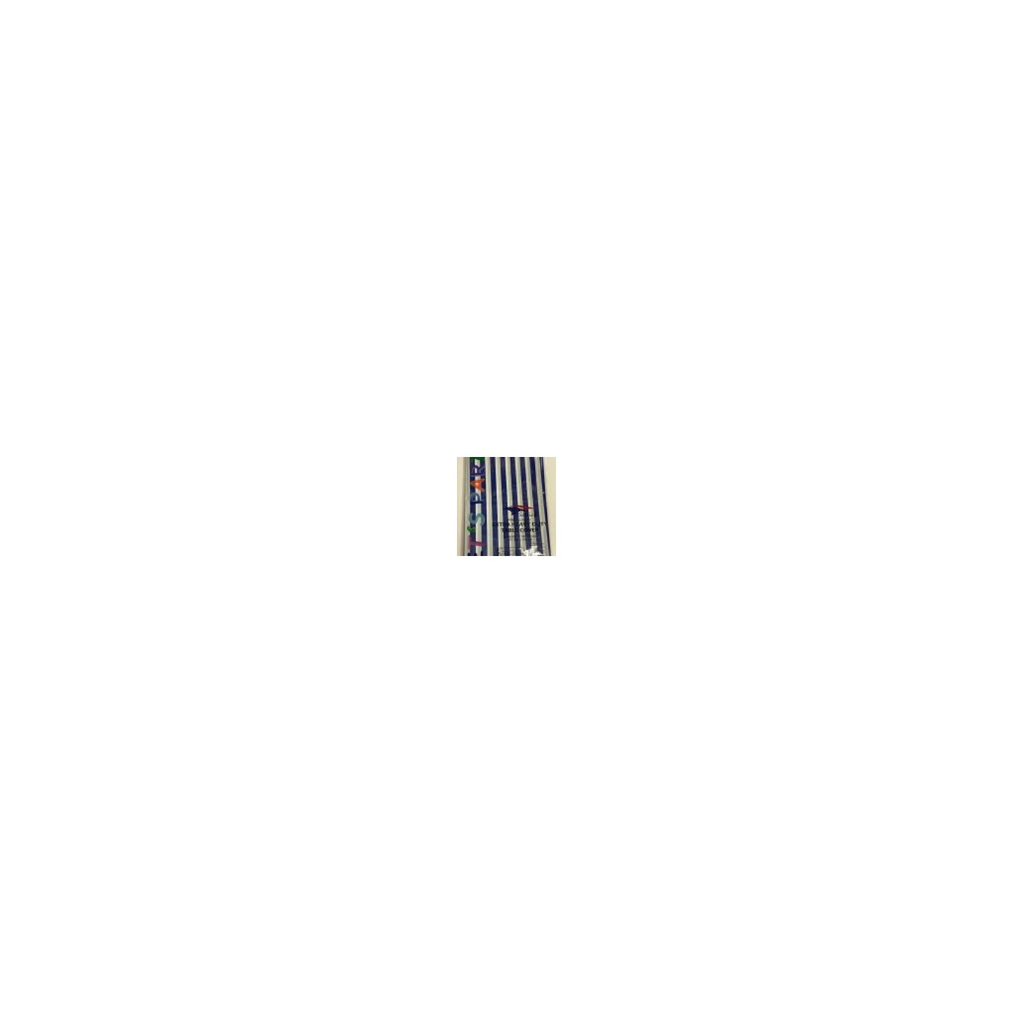 (Tw-1)Strips Table Cover Royal Blue/White