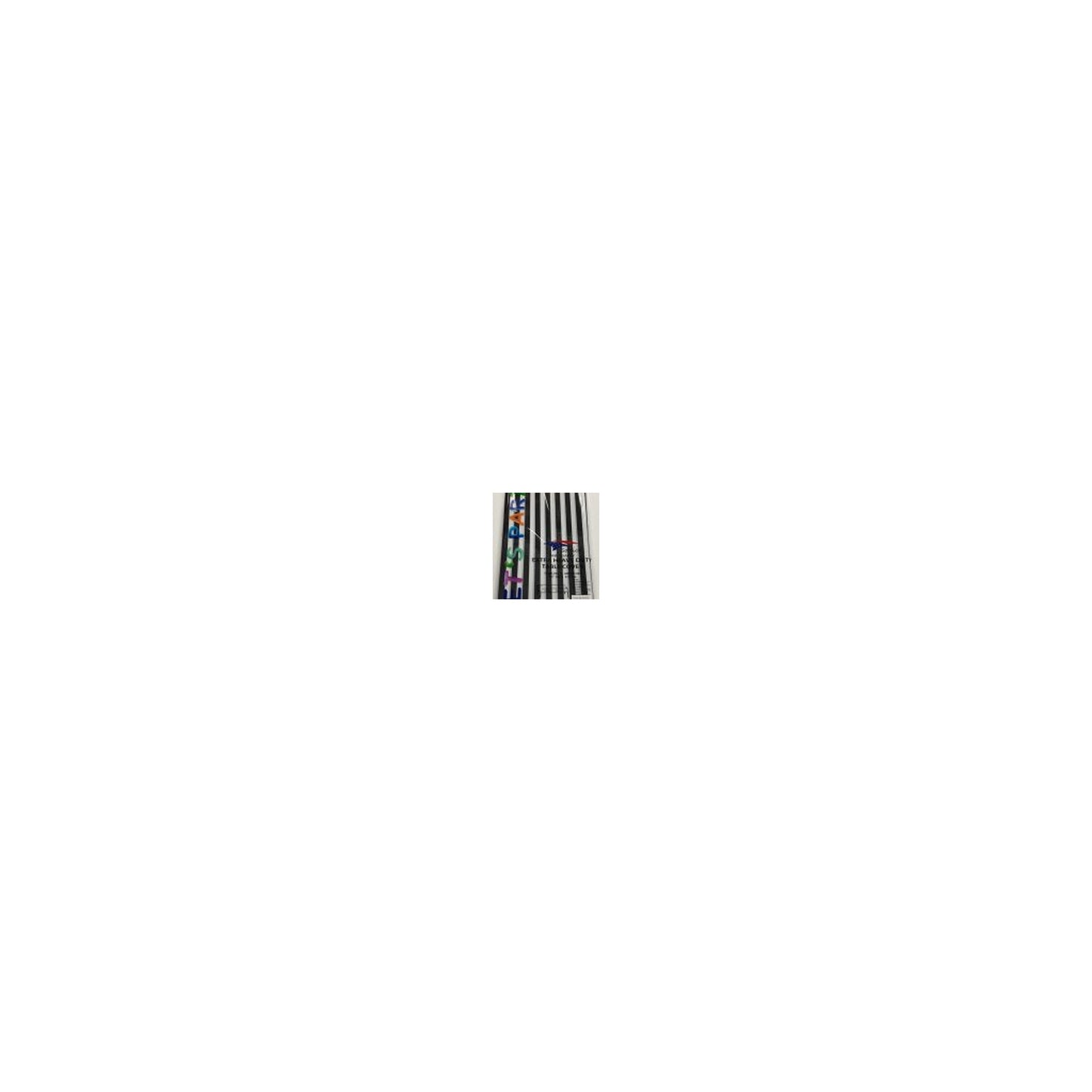 Strips Table Covr Black/White