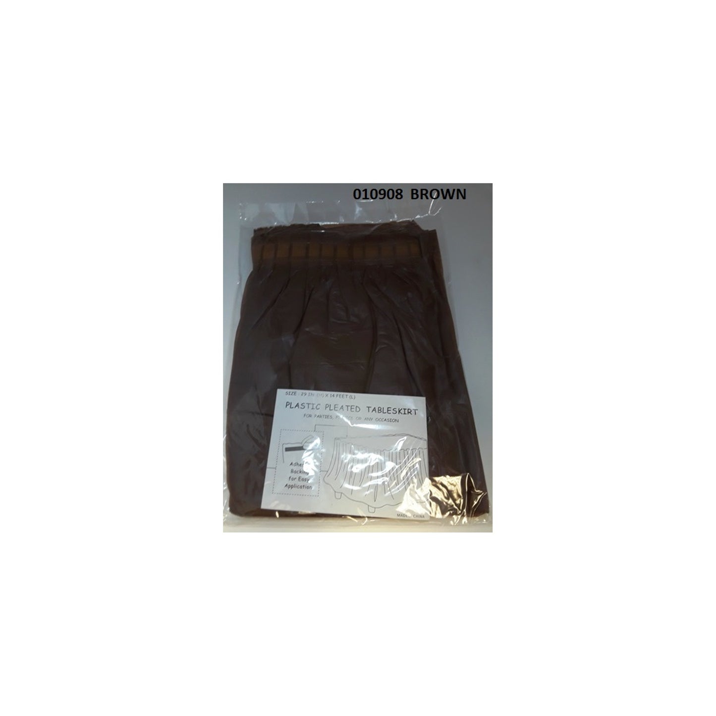 (c) Table Skirt Brown