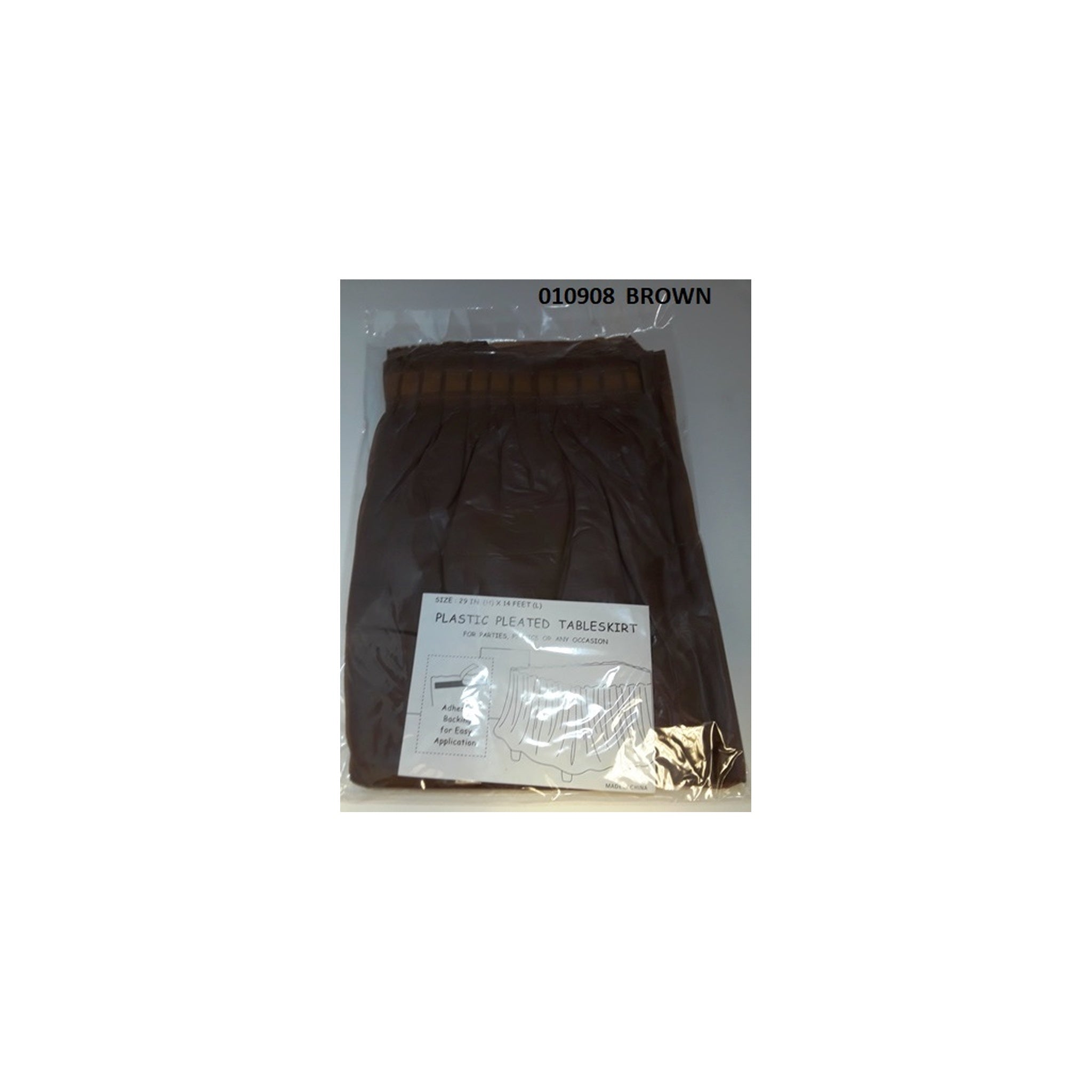(c) Table Skirt Brown