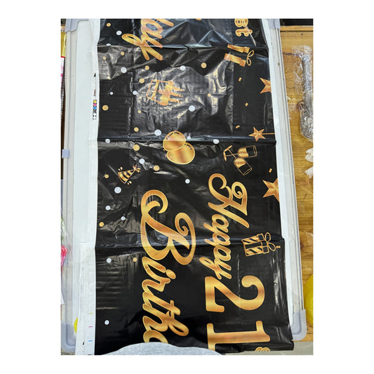Table Cover Happy Birthday 21St