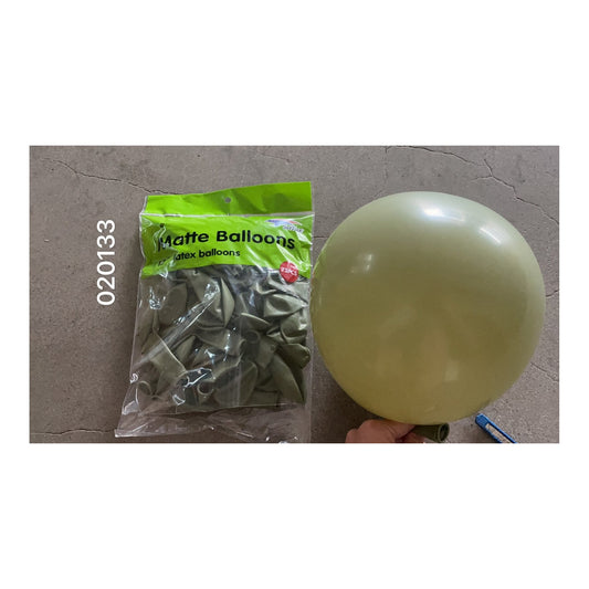 12" Balloon Matte Avocado 72 ct 48/case