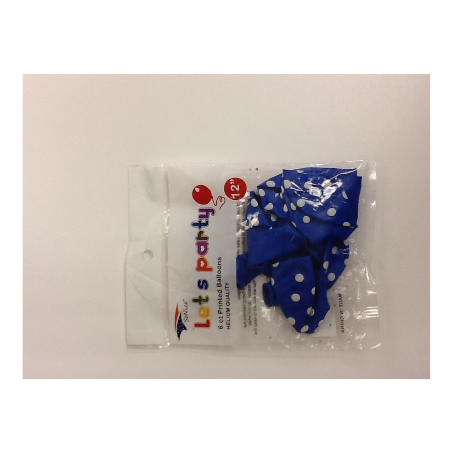 (c) Balloon Dotted Royal Blue 6ct