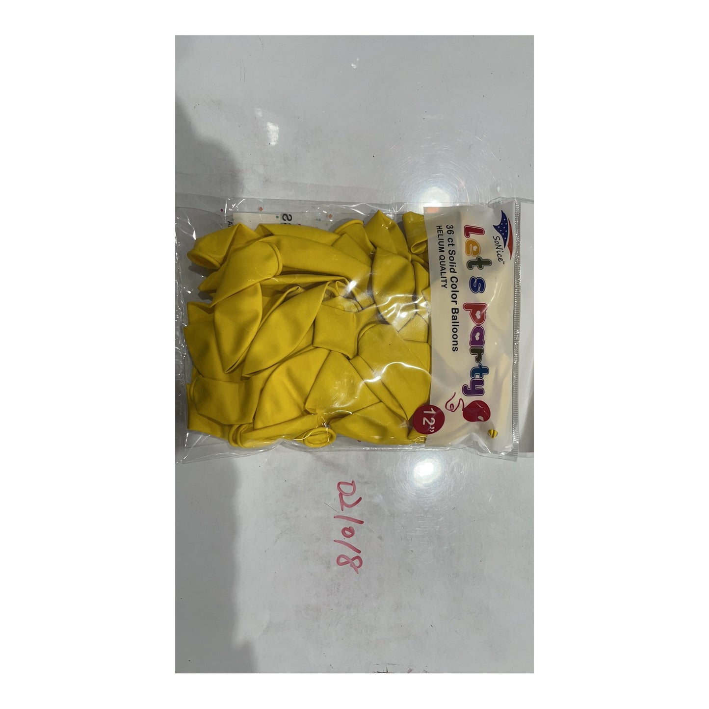 Balloon 36 ct Yellow