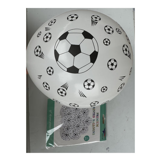 12"Printed Balloon 12 ct Soccer