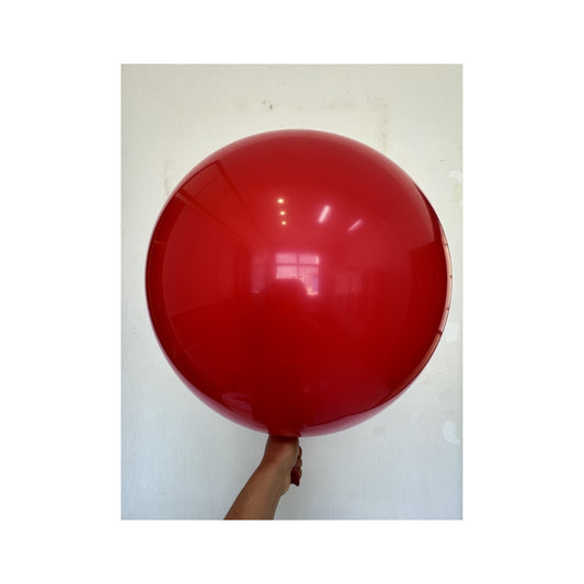 36" Latex Balloon 2Pcs Red 120Pk/Cs