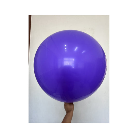 36" Latex Balloon 2Pcs Purple 120Pk/Cs