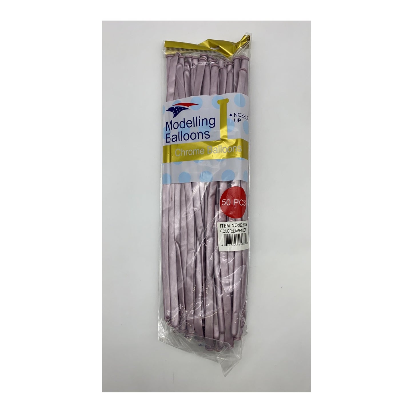 50 ct Chrome Modeling Balloon Lavender