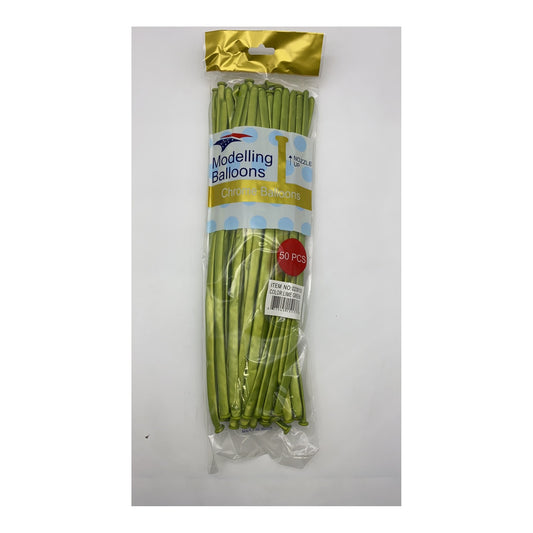 50 ct C/Modeling Balloon Grn