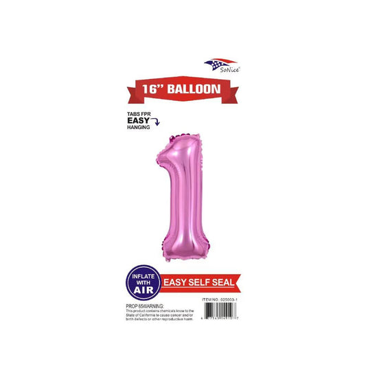 16" Foil Balloon Pink #1
