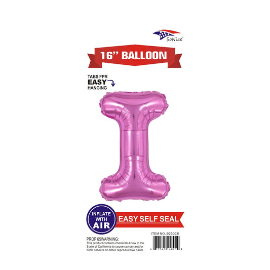 16" Foil Balloon Pink I .