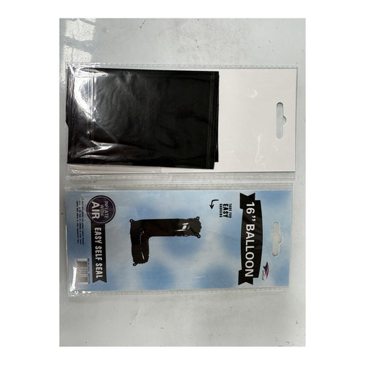 16"Foil Balloon Letter L Black