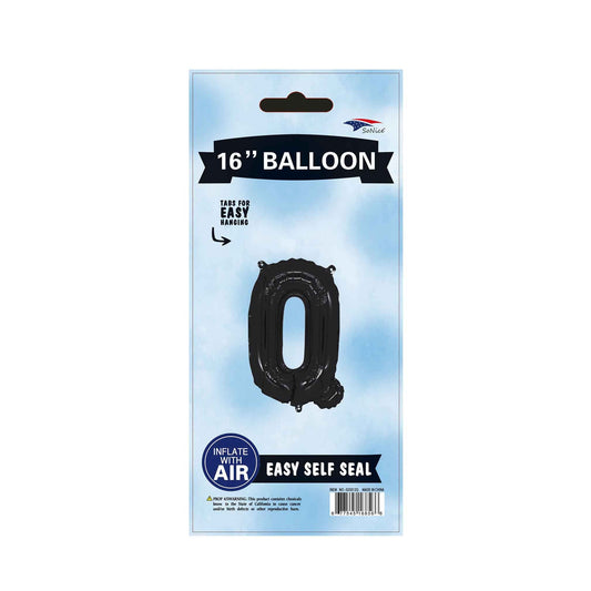 16"Foil Balloon Letter Q Black