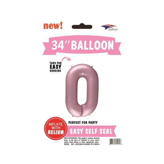 34" Foil Balloon Pink #0