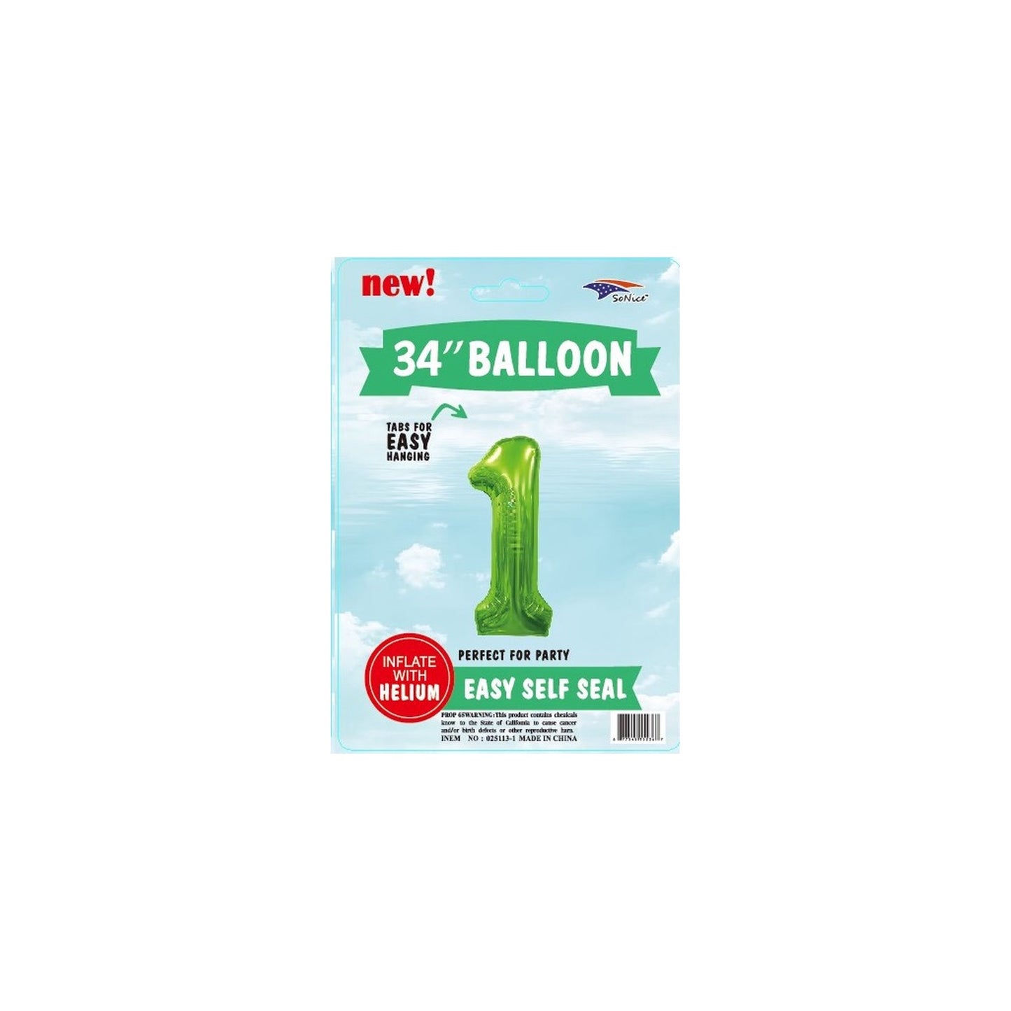 34? Balloon Green # 1,