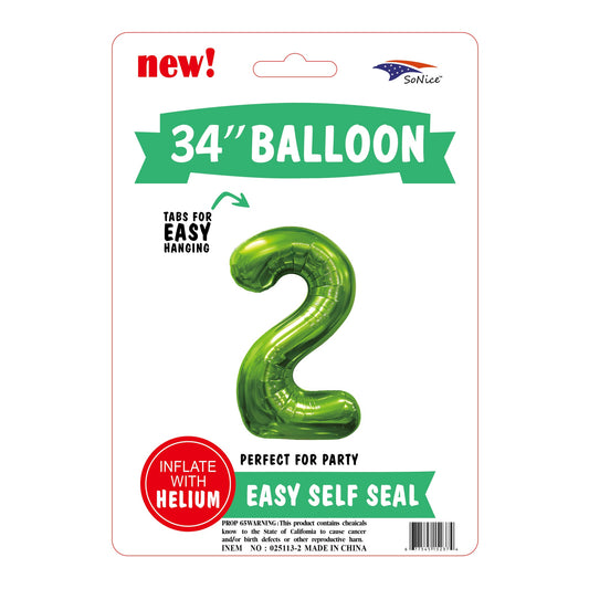 34? Balloon Green #2,