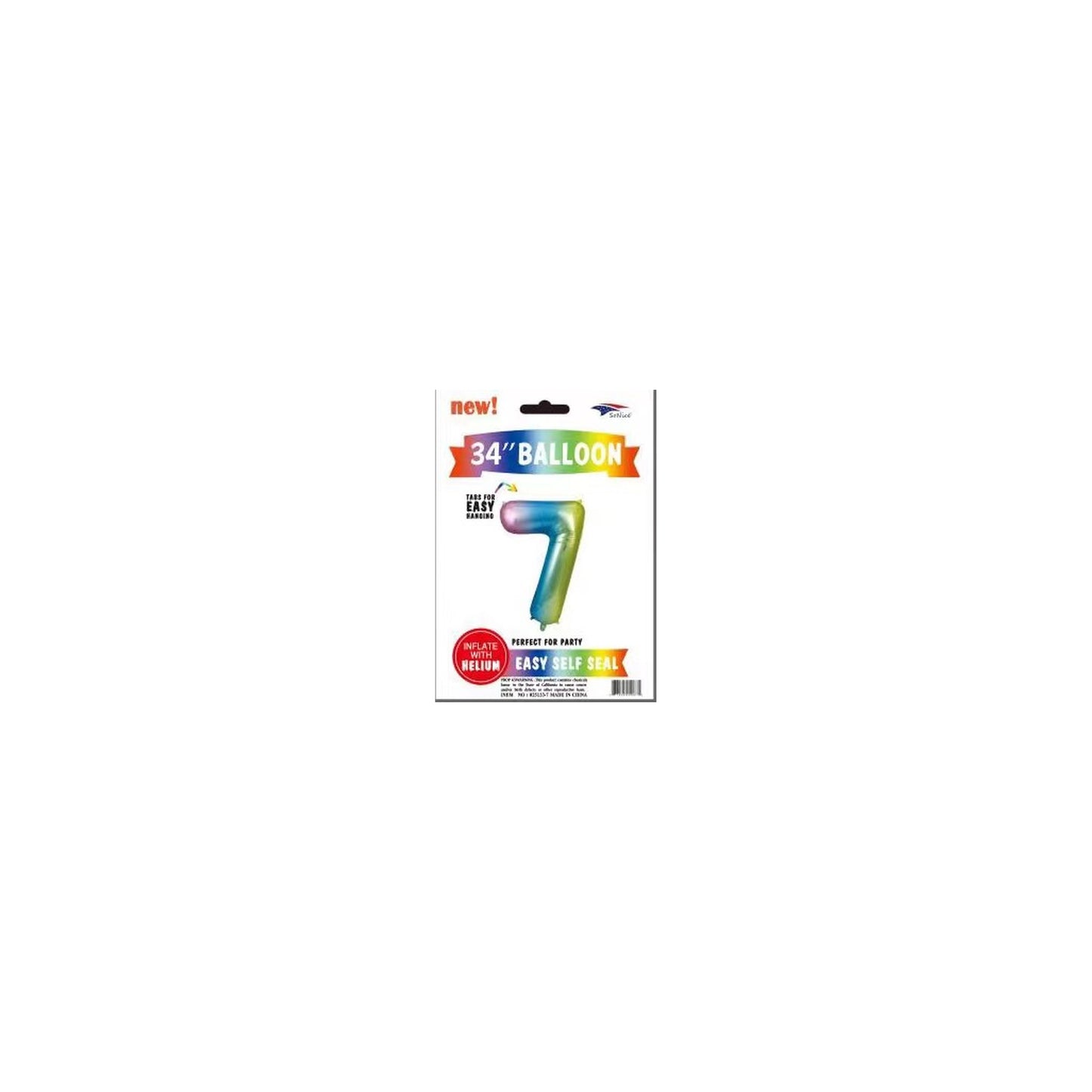 34" Foil Balloon Pastel #7