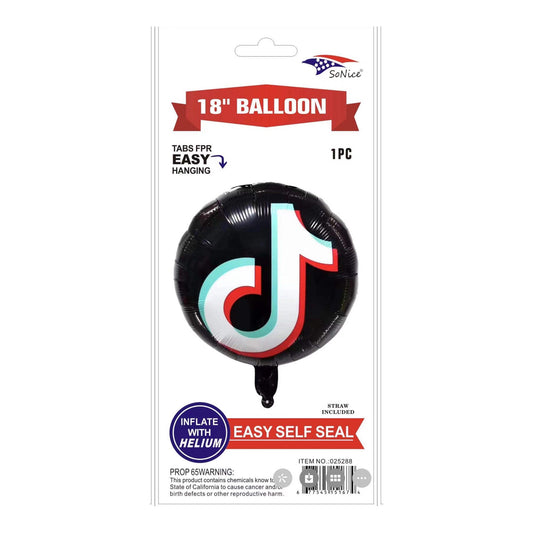 18"Mylar Balloon Tik Top