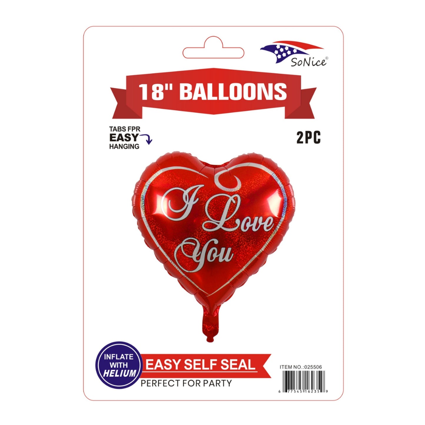 2Pc M/Balloon I Love You
