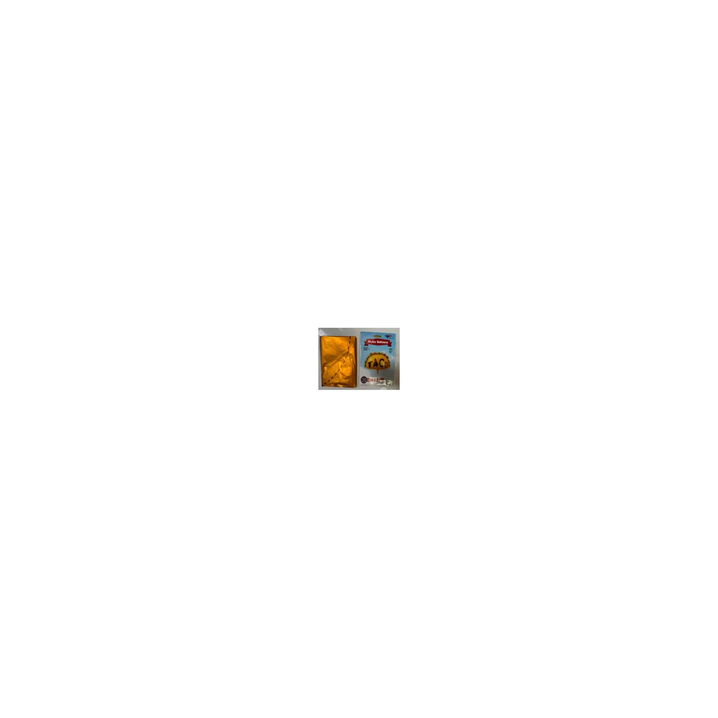 Mylar Balloons 2Pcs Taco 600Pk/Cs