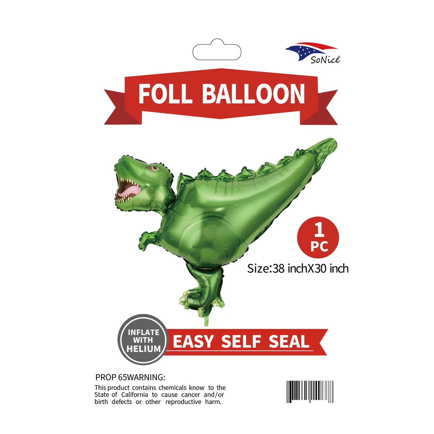 1Pc Balloon Dinosaur