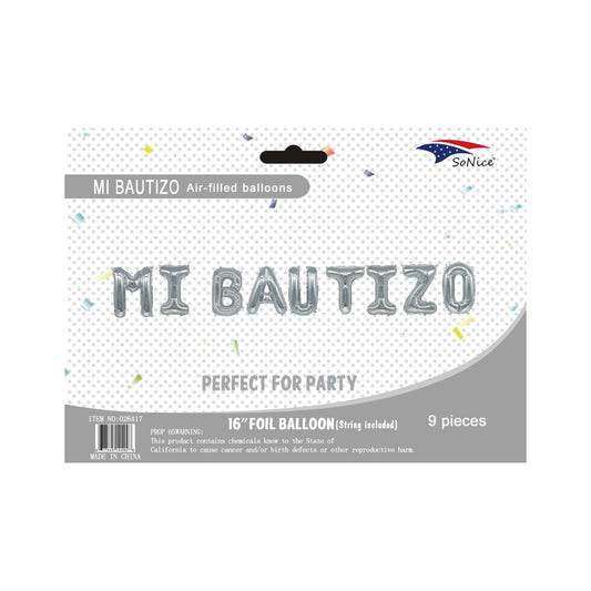 16''Mi Bautizo' Silvr 120Set/Cs