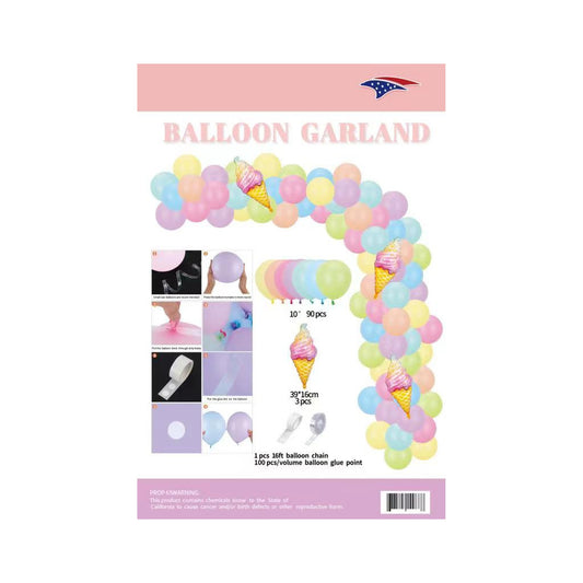 Balloon Garland Ice Cream 60/case