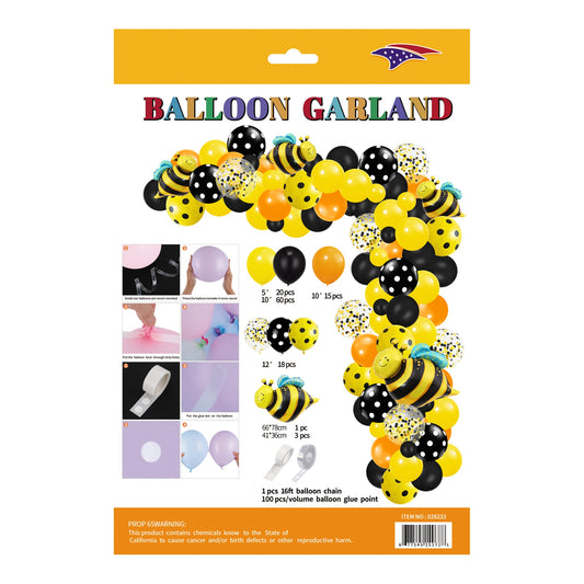Balloon Garland Bees
