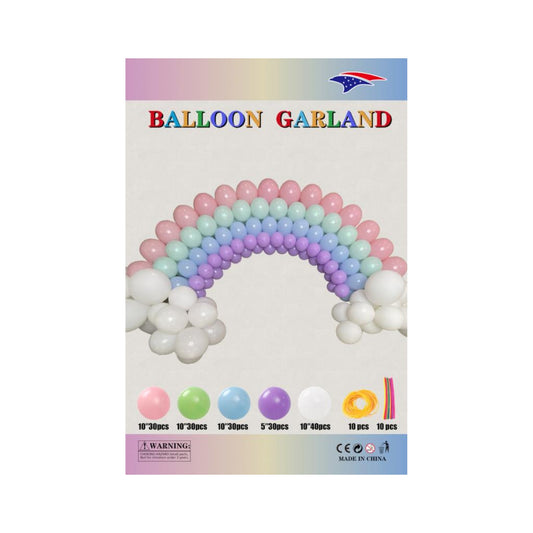 Pastel Rainbow Balloon Kit