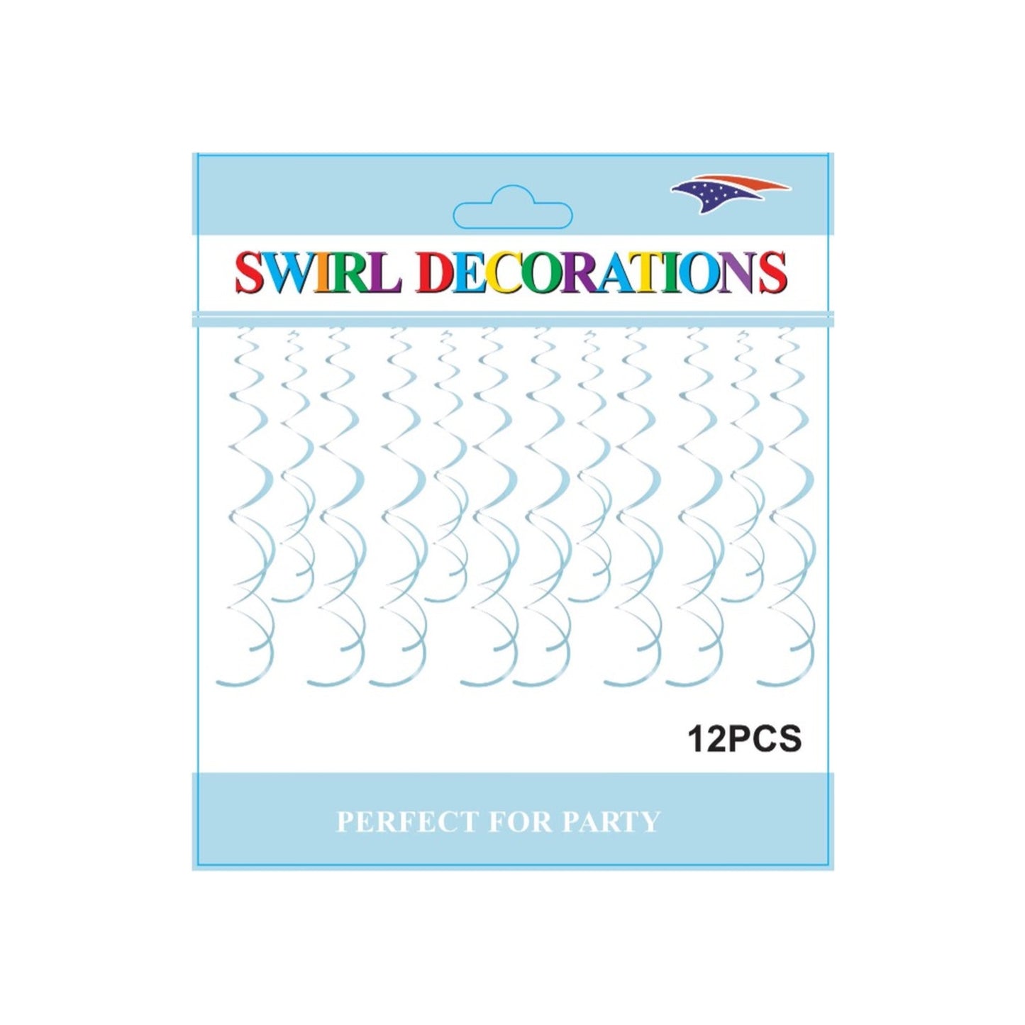 Swirls Pastel Blue 12 ct 120 Card/Cs