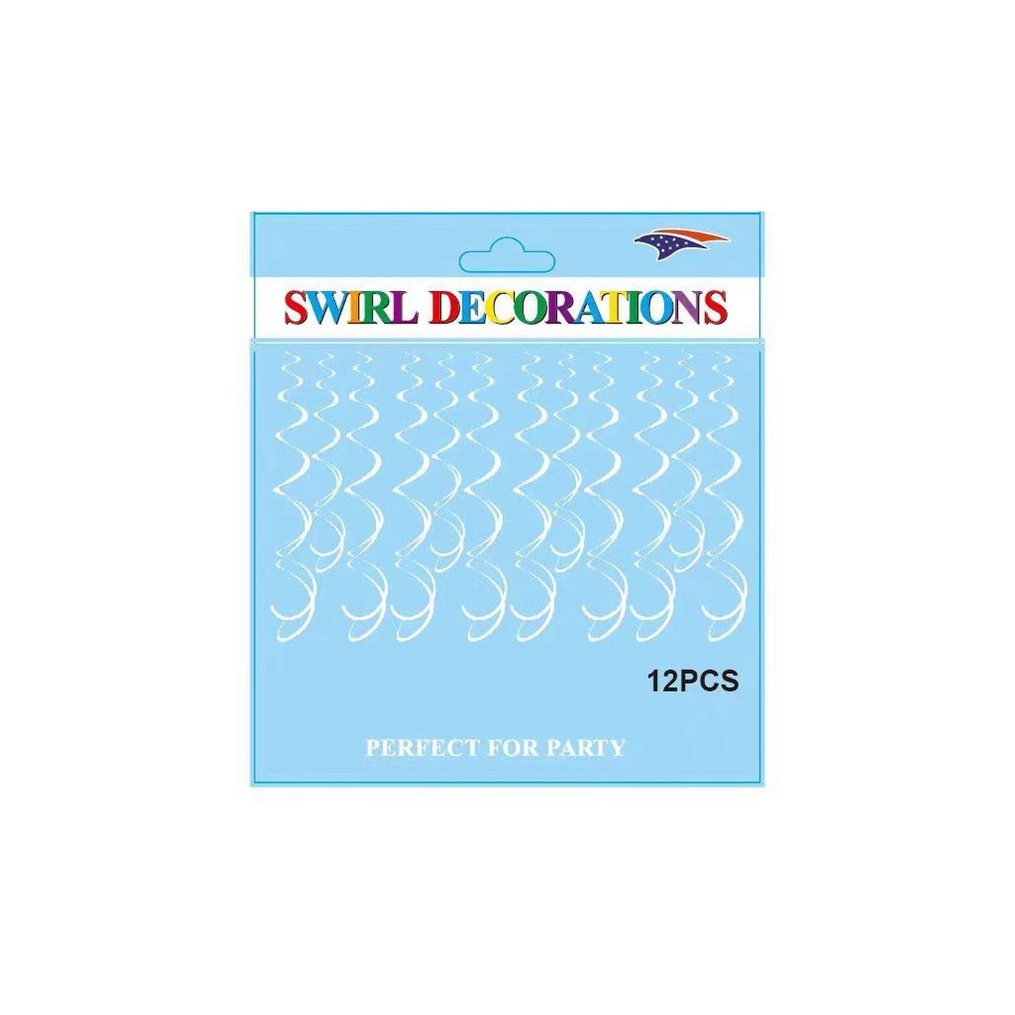 Swirls White 12 ct 120 Card/Cs