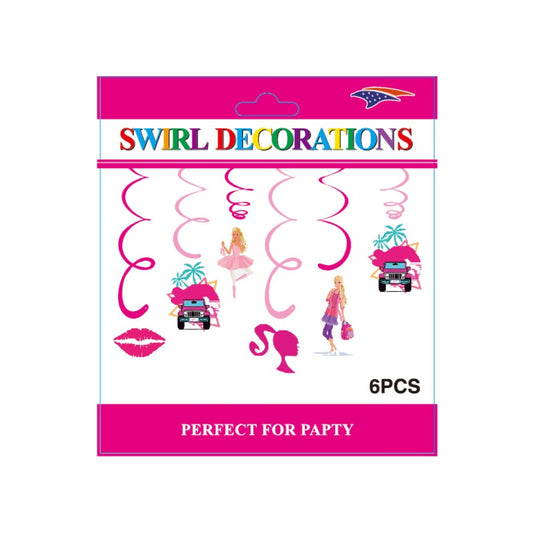 Swirl Deco Pretty Girl