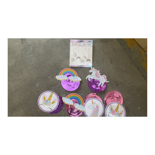 Swirl Deco Unicorn