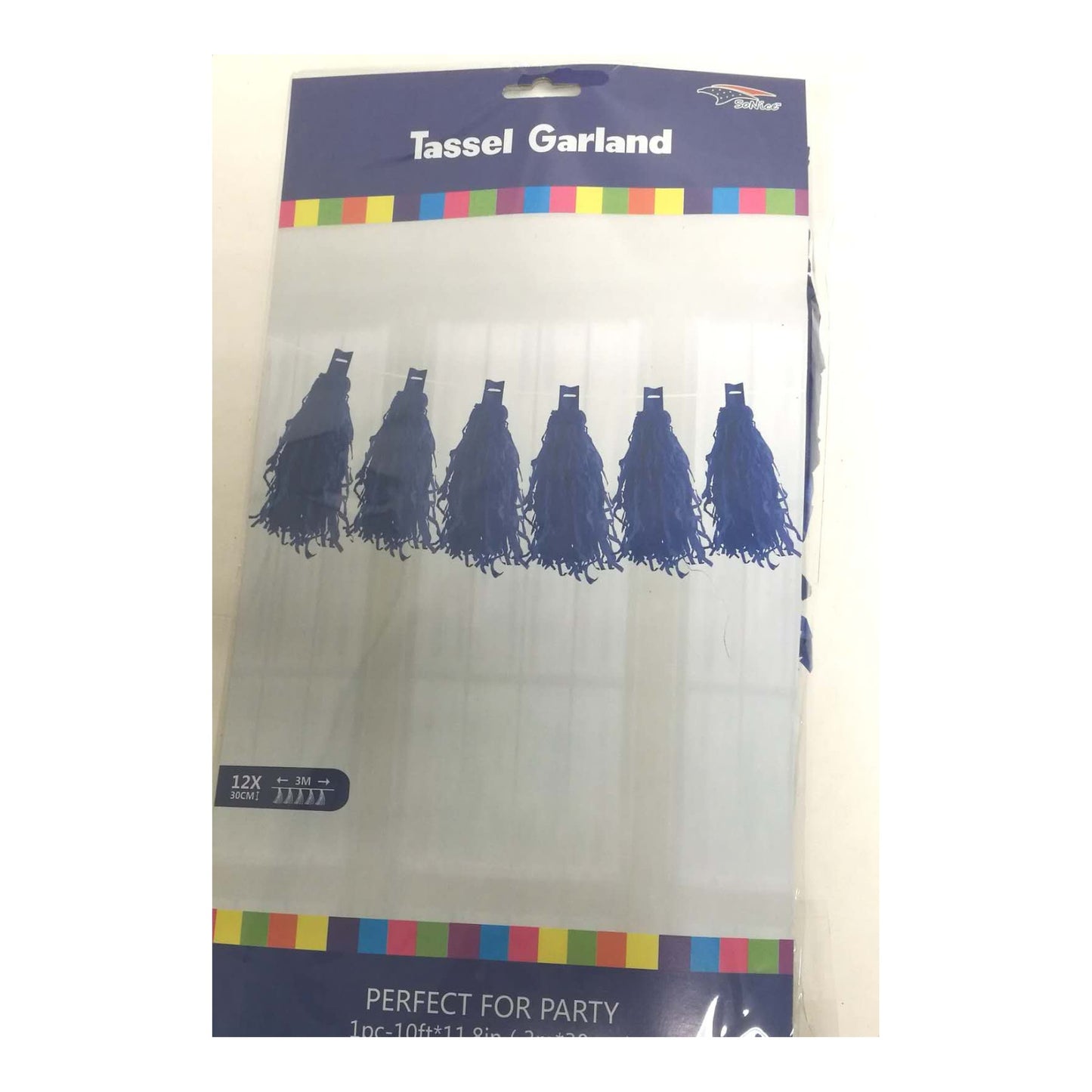 12Ft Tassel Galand Royal Blue 120Set/Cs