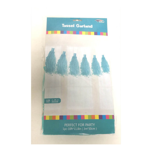 12Ft Tassel Galand Turquoise 120Set/Cs