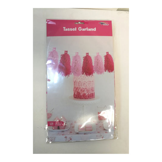 12Ft Tl/Garland Light Pink/Hotpink