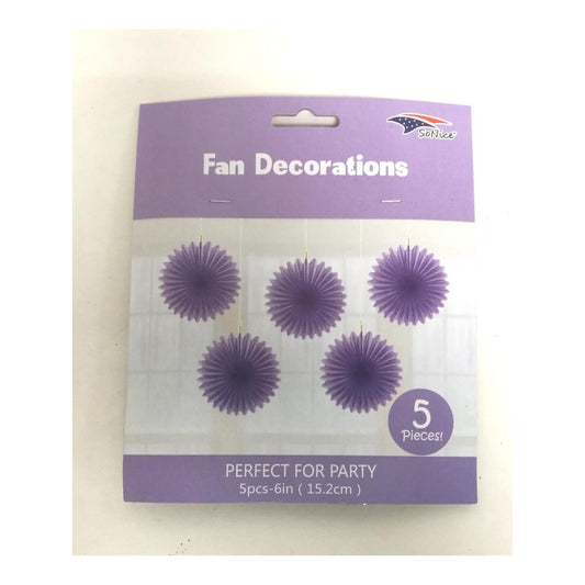 (c) Tissue Fans Lavender 5ct