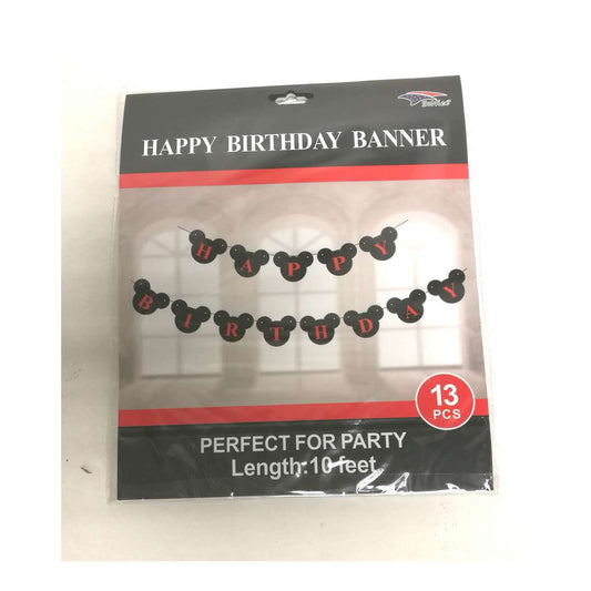 Banner M/Boy Happy Birthday 240Set/Cs