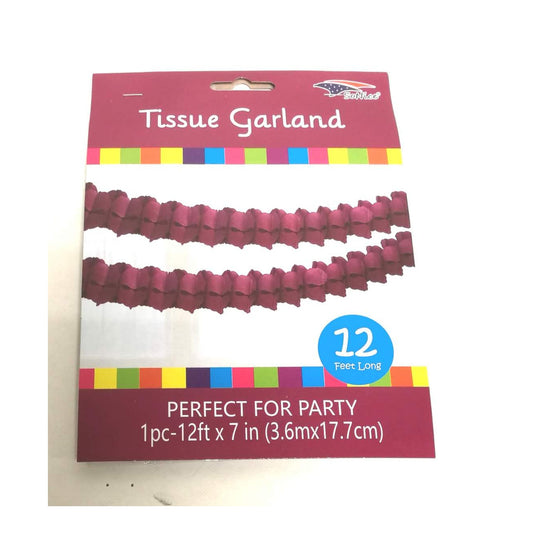 12Ft Garlans Burgundy