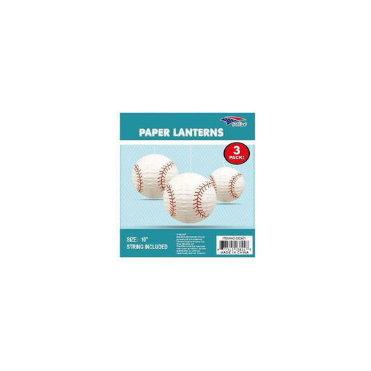 10" Lantern Set Baseball 96Set/Cs(032451)