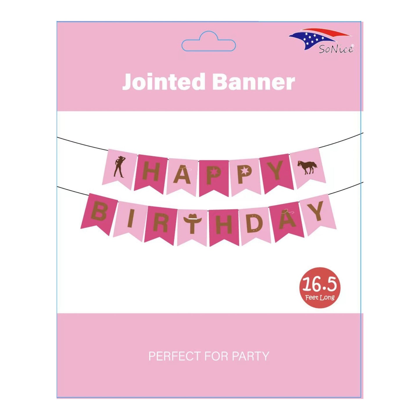 Banner Happy Birthday Cowgirl