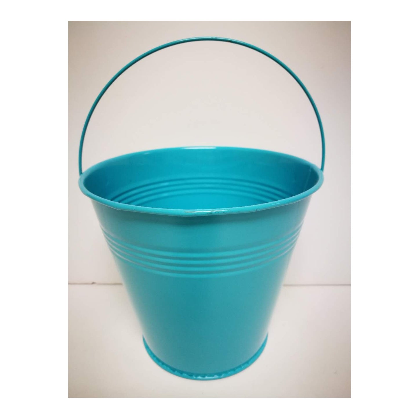 (c) 5" Bucket Medium Turquoise
