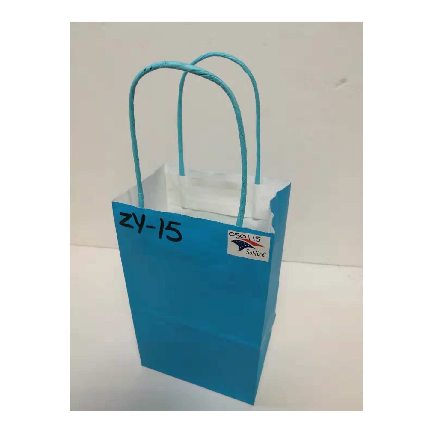(c) 5"×8" Craft Bags Turquoise