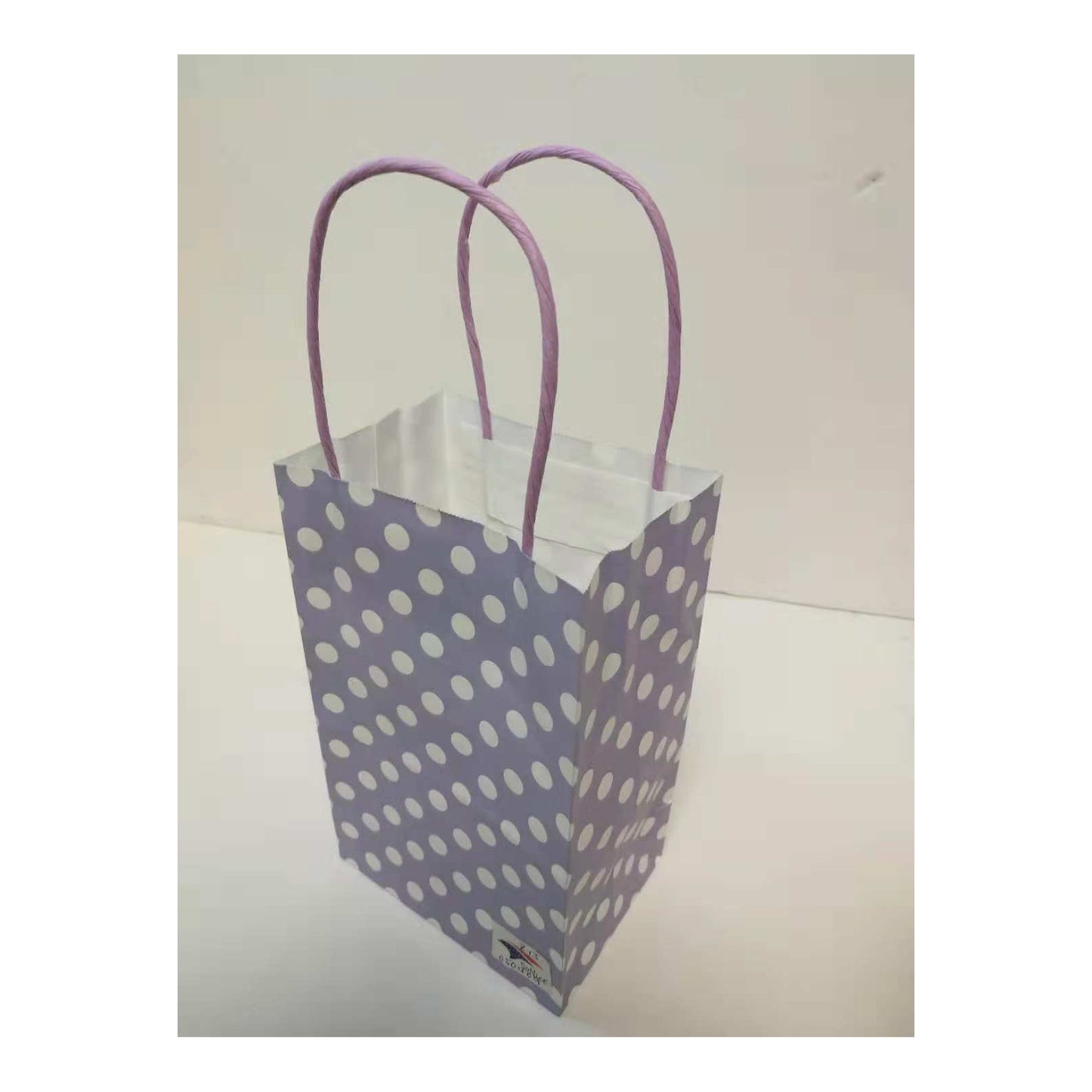 Z-13 5" x 8"Craft Bag Polka Dots Lavender