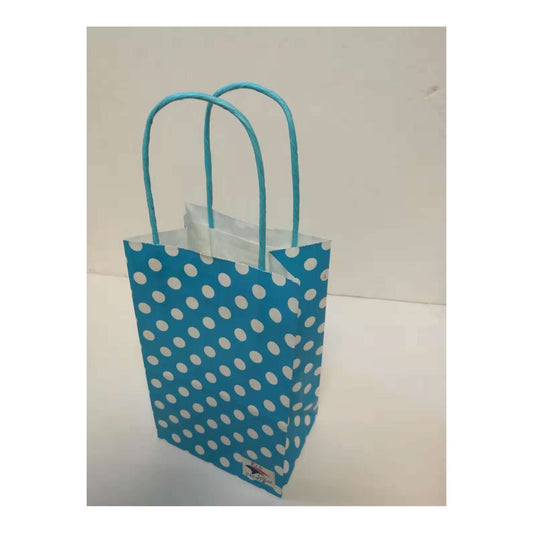 Z-15 5" x 8"Craft Bag Polka Dots Turquoise